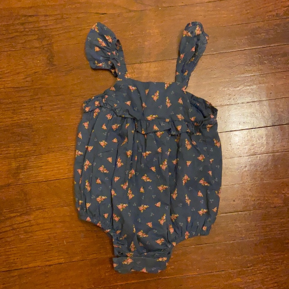 A whimsical summer onesie for that perfect day at the beach or afternoon picnic.